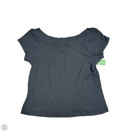 Top Short Sleeve By Better Together In Black, Size: L