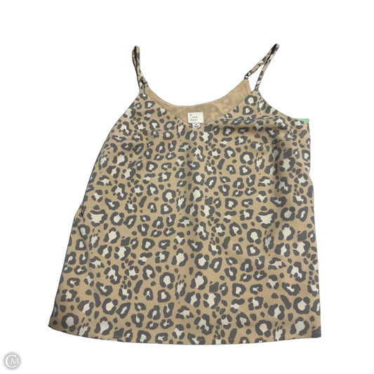 Tank Top By A New Day In Animal Print, Size: S