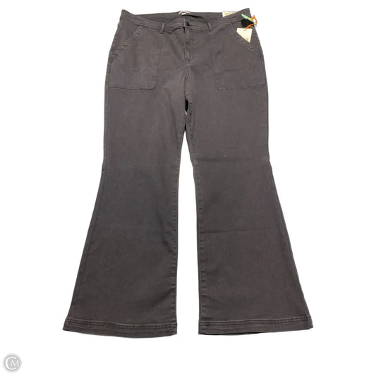 Jeans Wide Leg By Knox Rose In Black, Size: 20