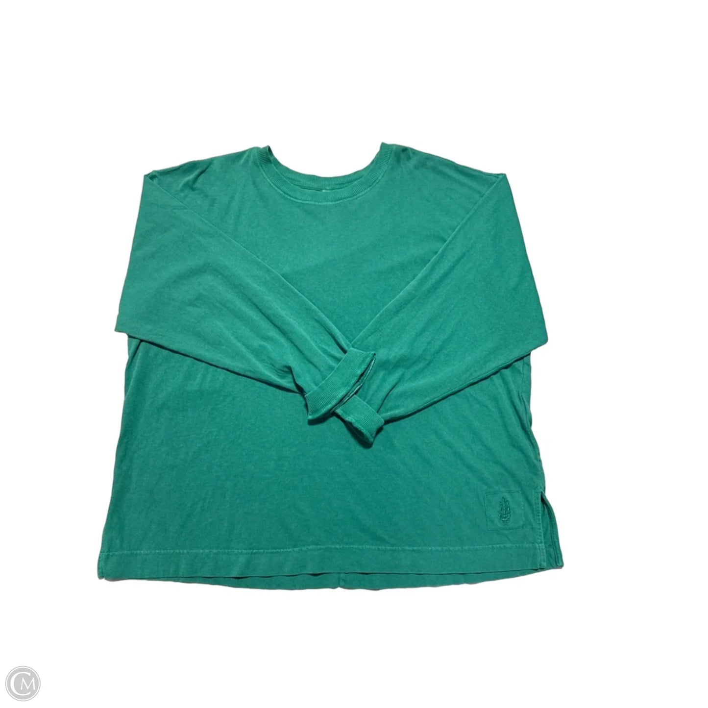 Top Long Sleeve By Free People In Green, Size: L
