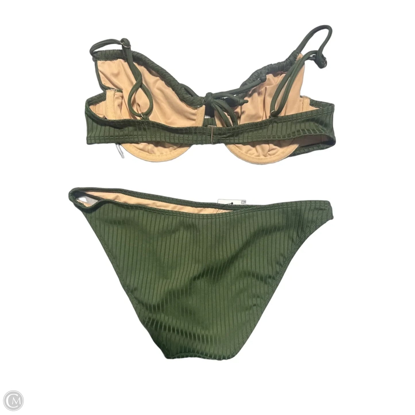 Swimsuit 2pc By Cme In Green, Size: M