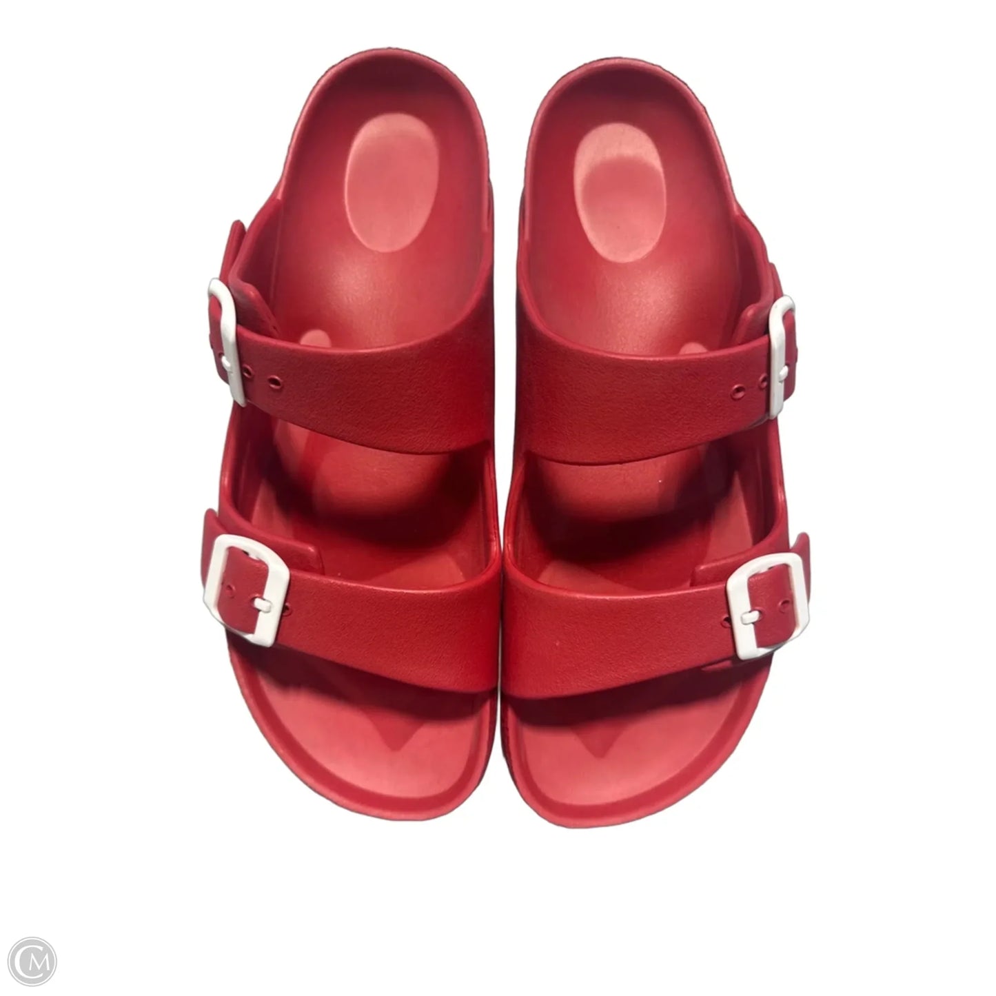 Sandals Flats By Cme In Red, Size: 9