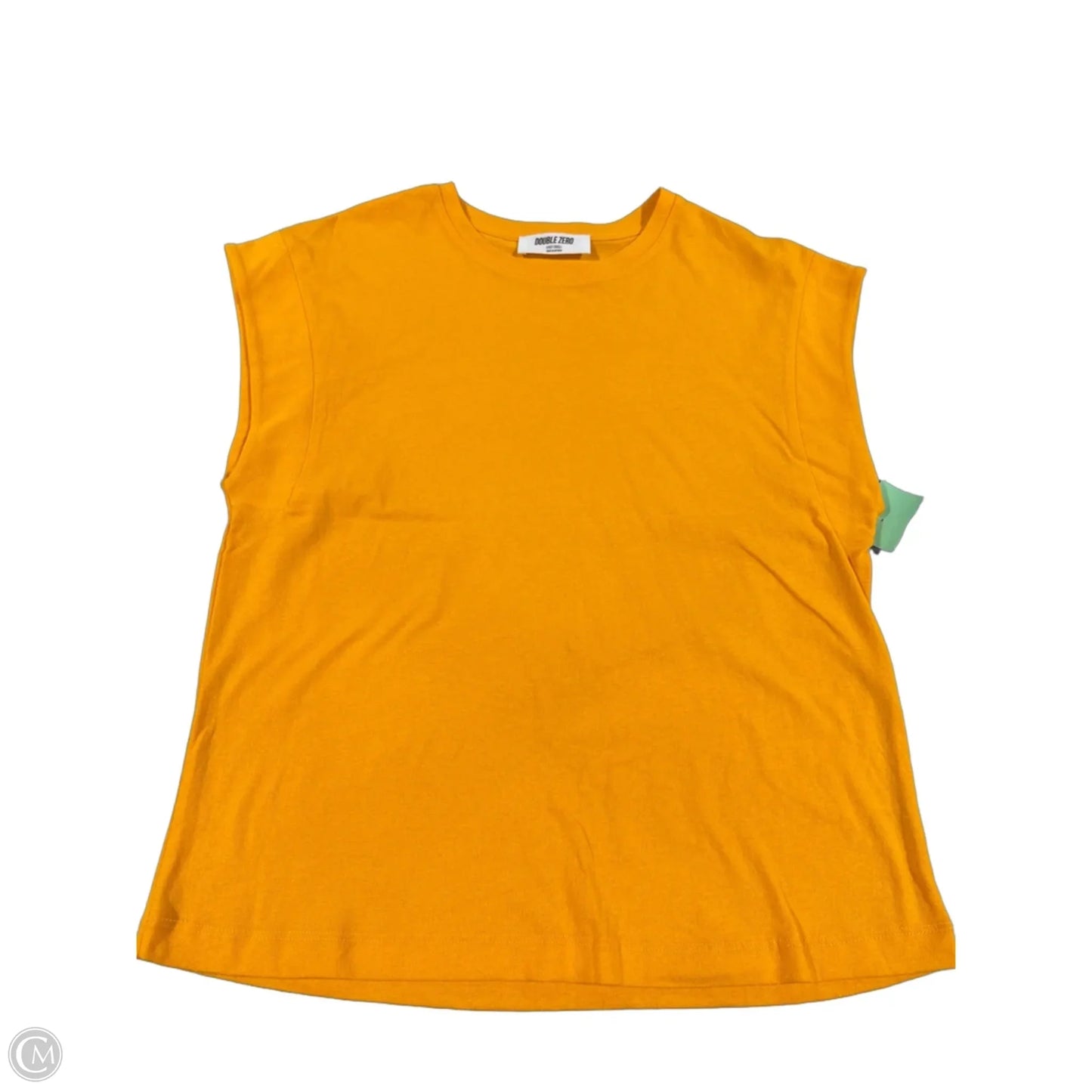 Top Short Sleeve By Double Zero In Orange, Size: S