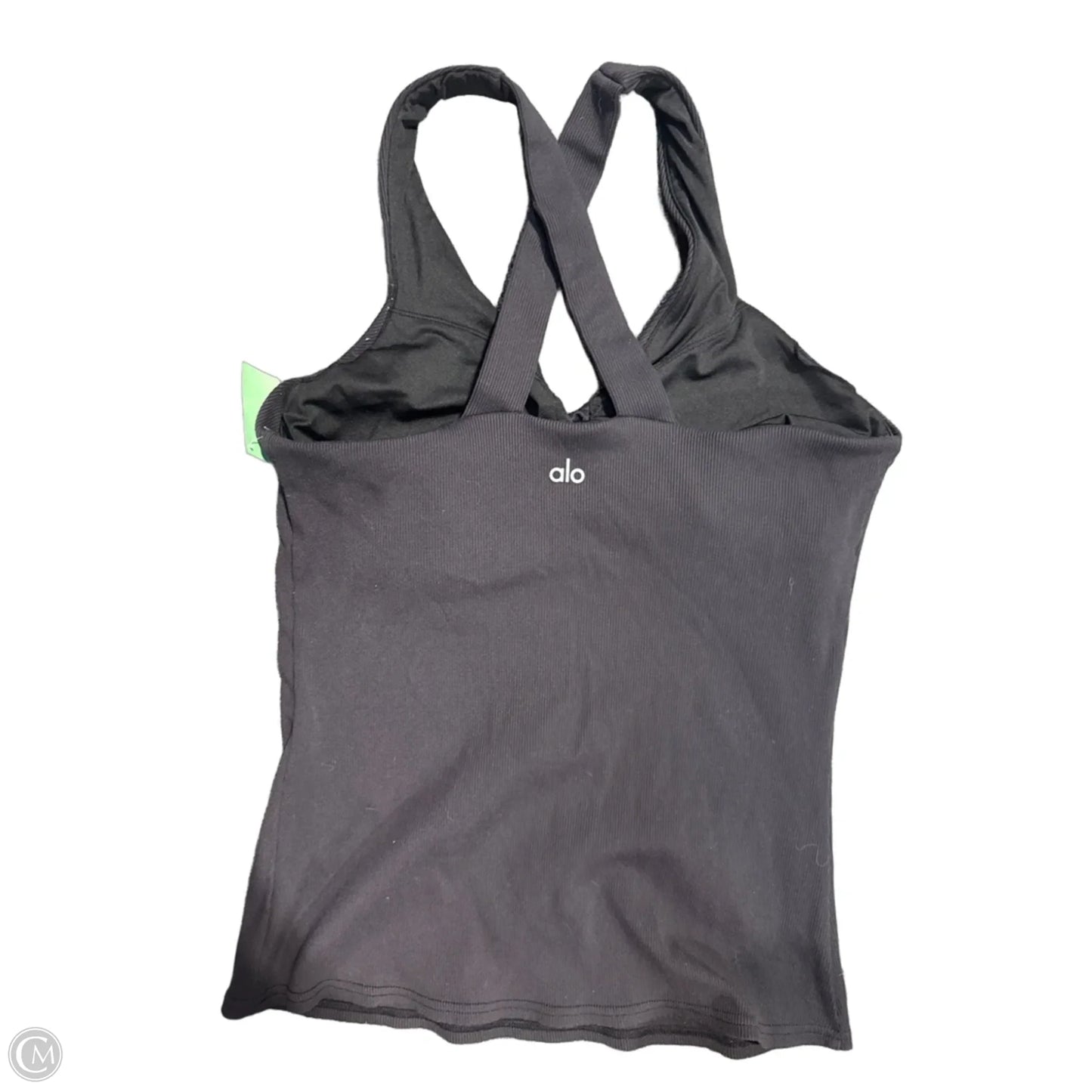 Athletic Tank Top By Alo In Black, Size: L