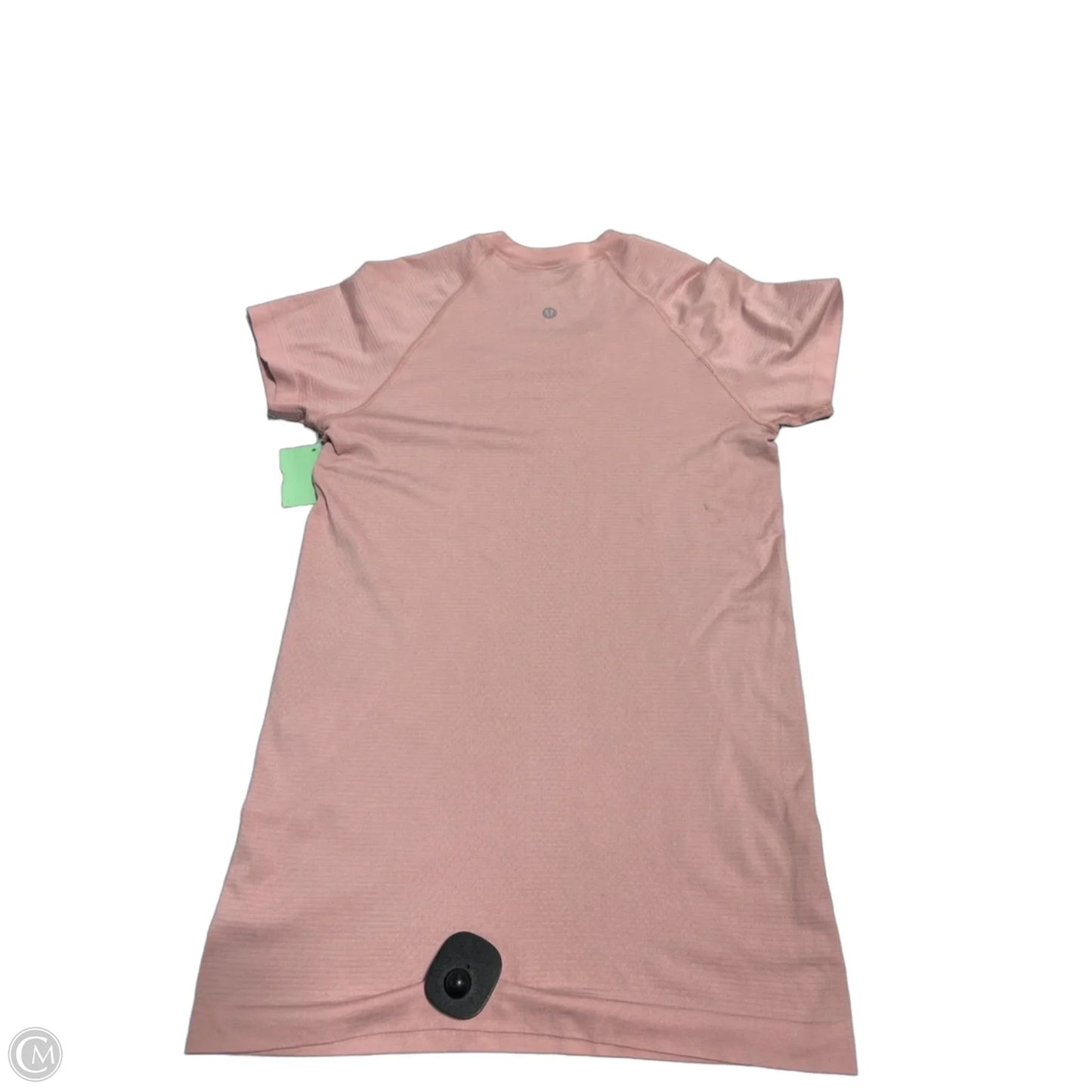 Athletic Top Short Sleeve By Lululemon In Pink, Size: M