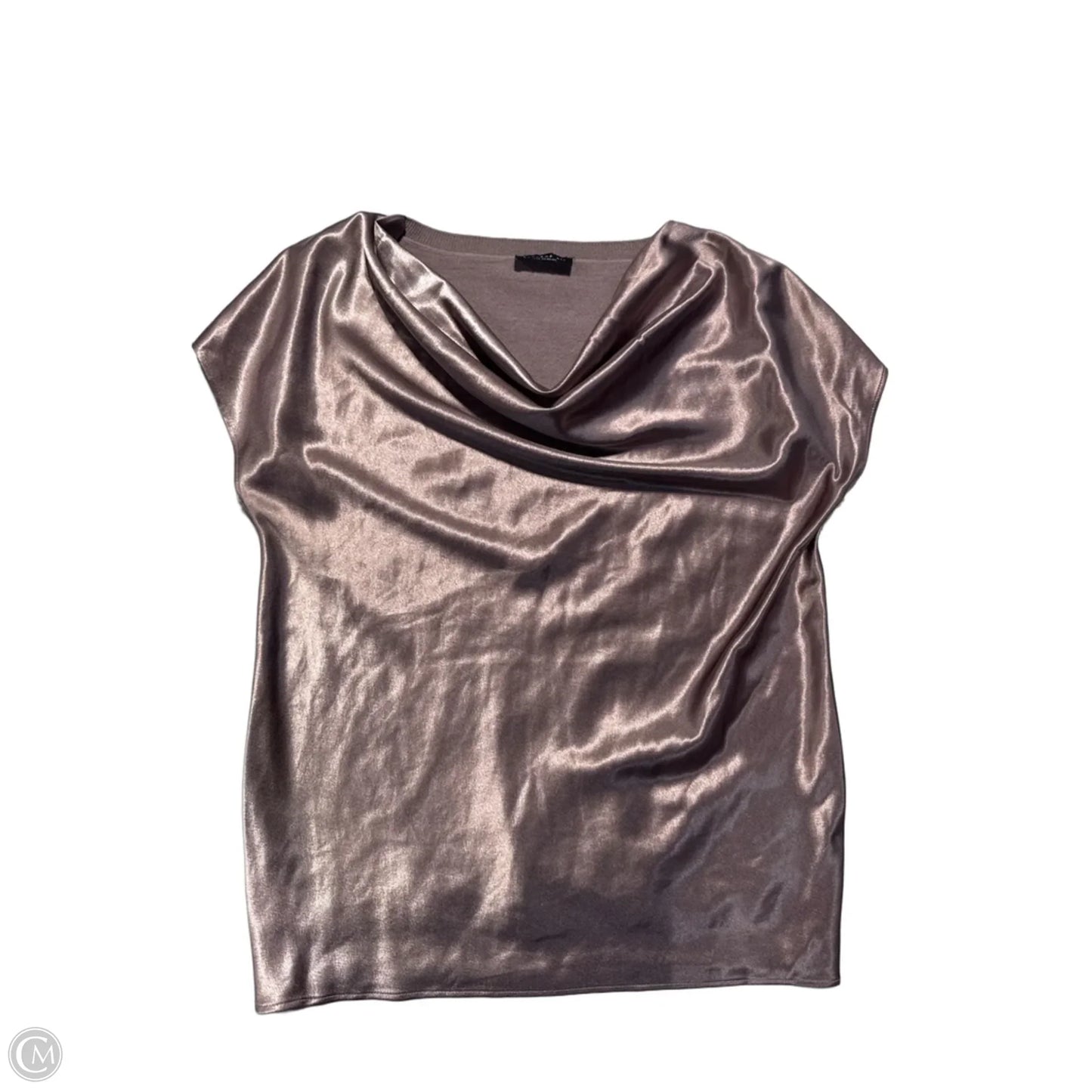 Top Short Sleeve By Current Air In Bronze, Size: S