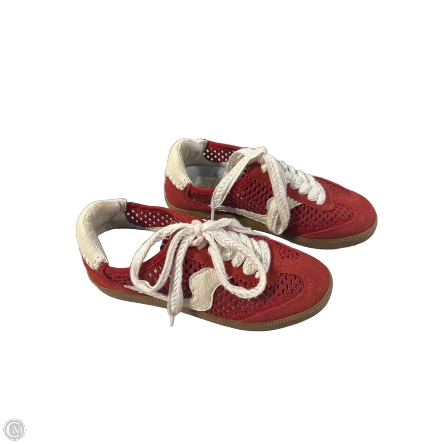 Shoes Sneakers By Dolce Vita In Red & White, Size: 7