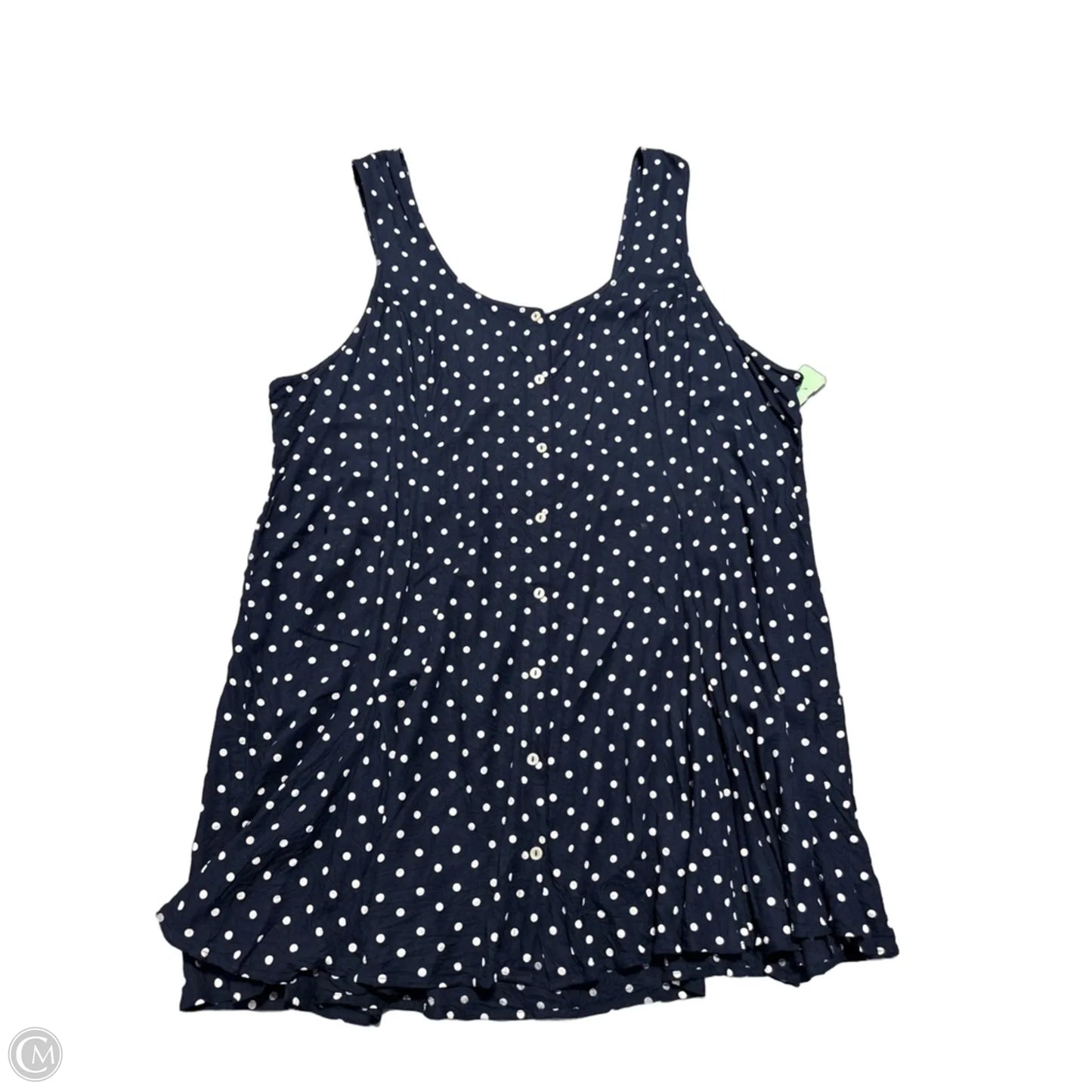 Dress Casual Short By Old Navy In Blue & White, Size: 3x