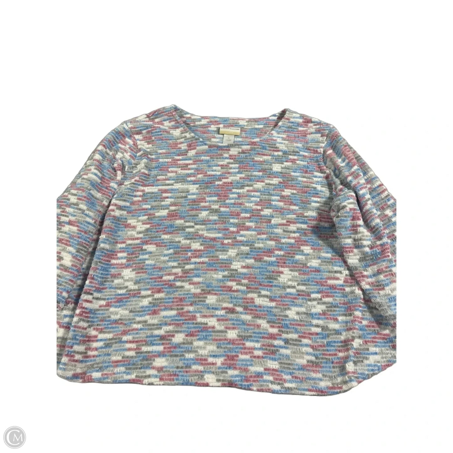 Sweater By Alfred Dunner In Blue & Pink, Size: 3x