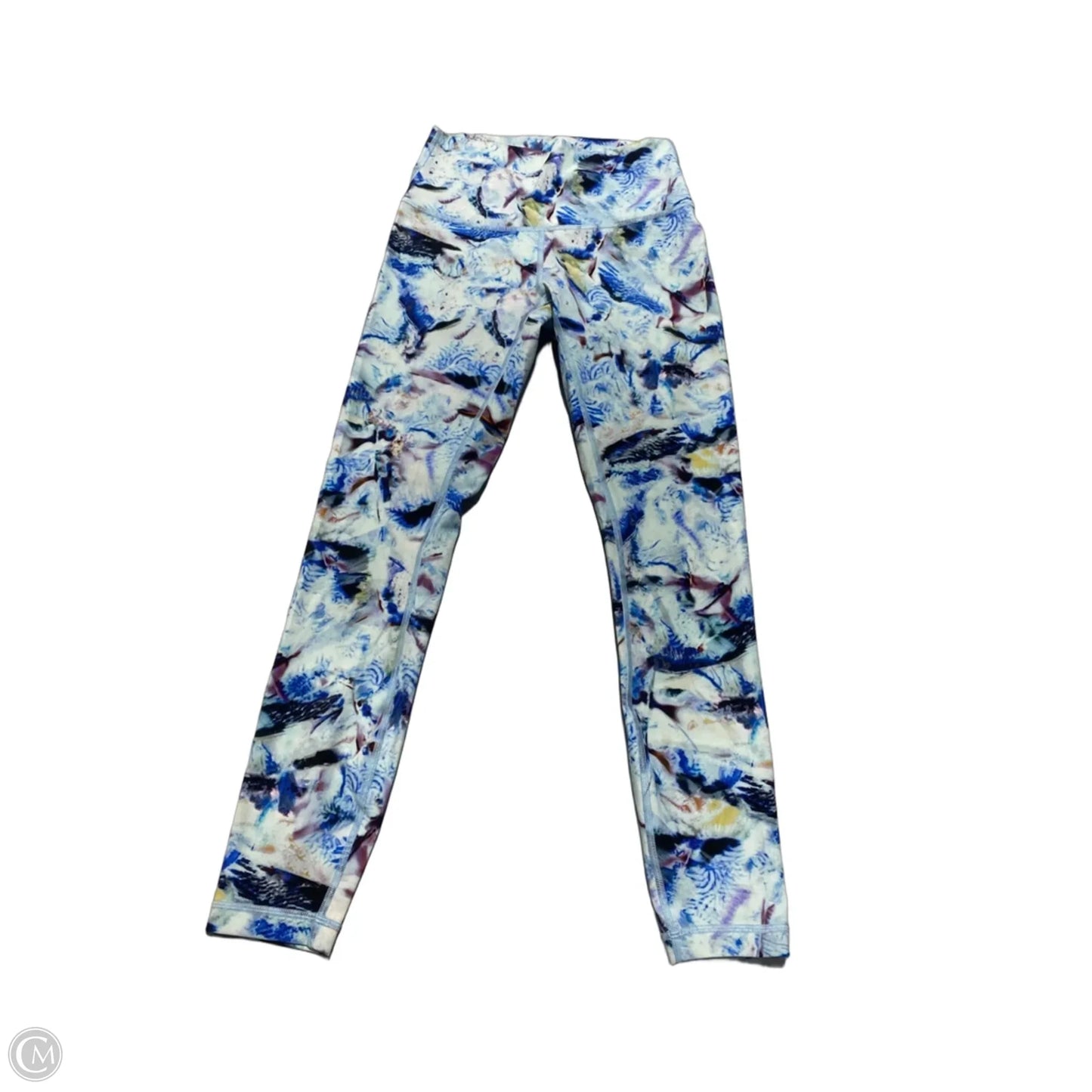 Athletic Leggings By Lululemon In Blue, Size: 4