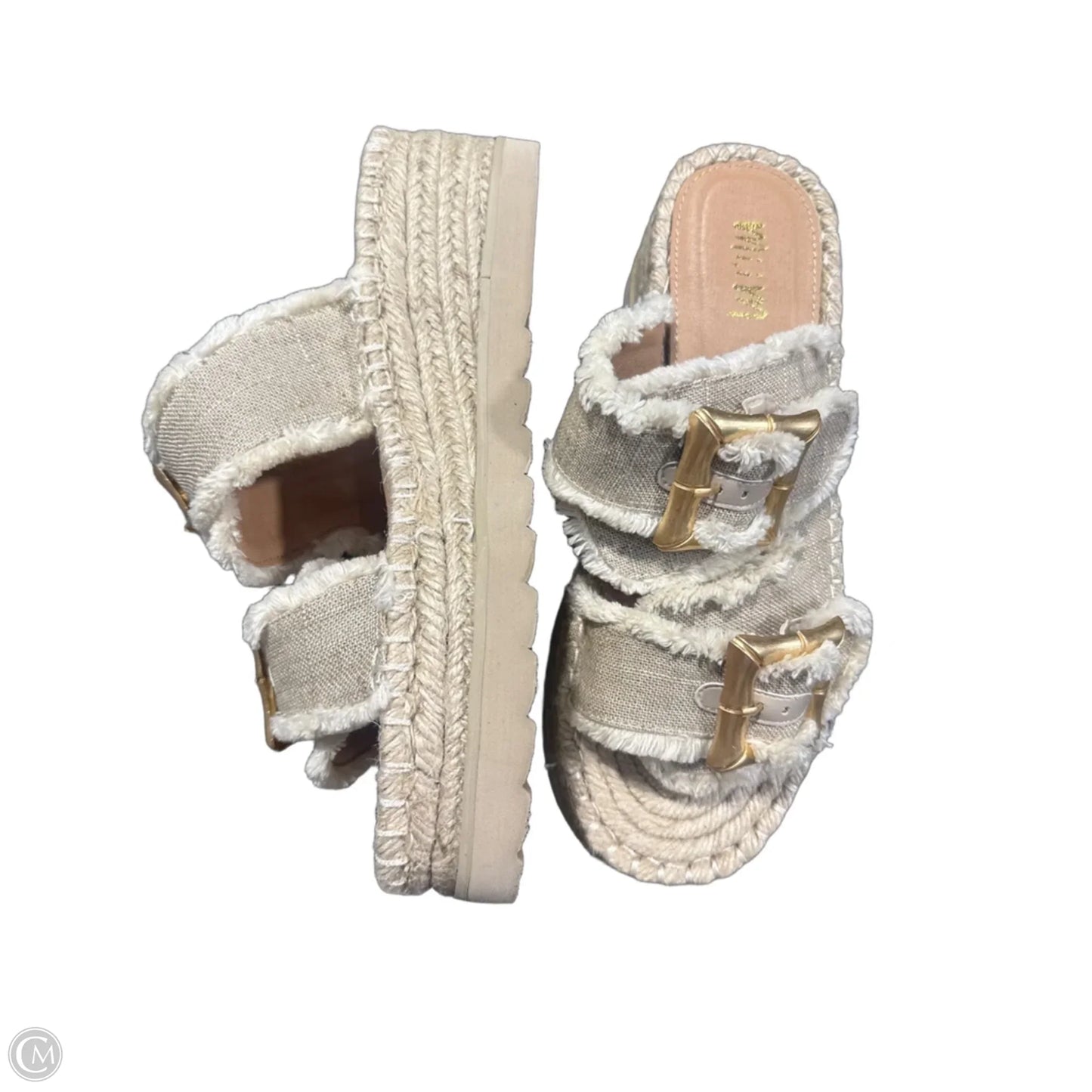 Sandals Flats By Cmc In Tan, Size: 8