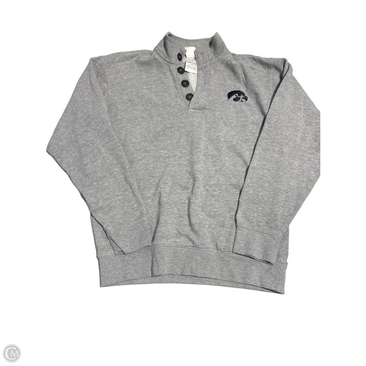 Top Long Sleeve By Champion In Grey, Size: M