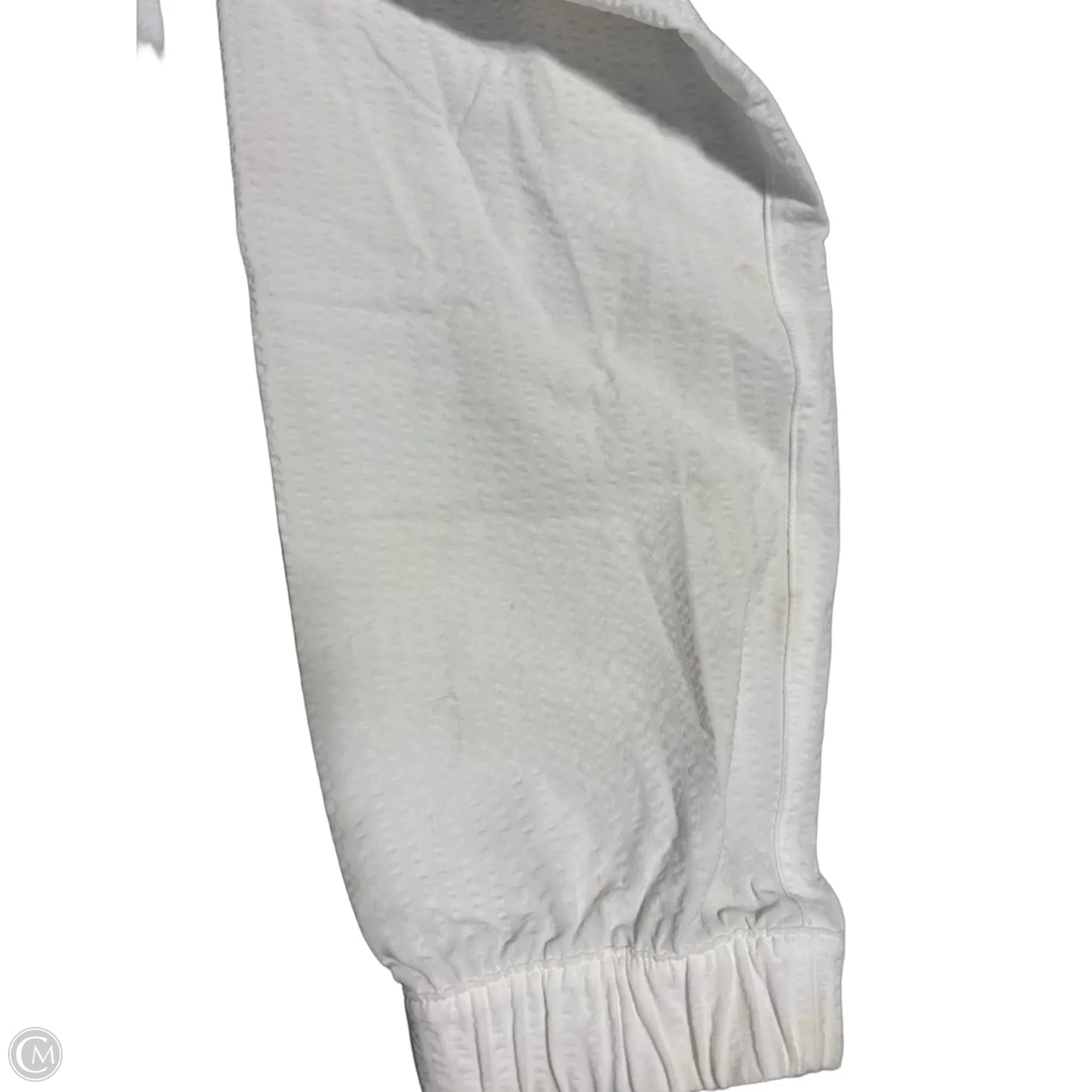 Athletic Jacket By Lululemon In White, Size: 8