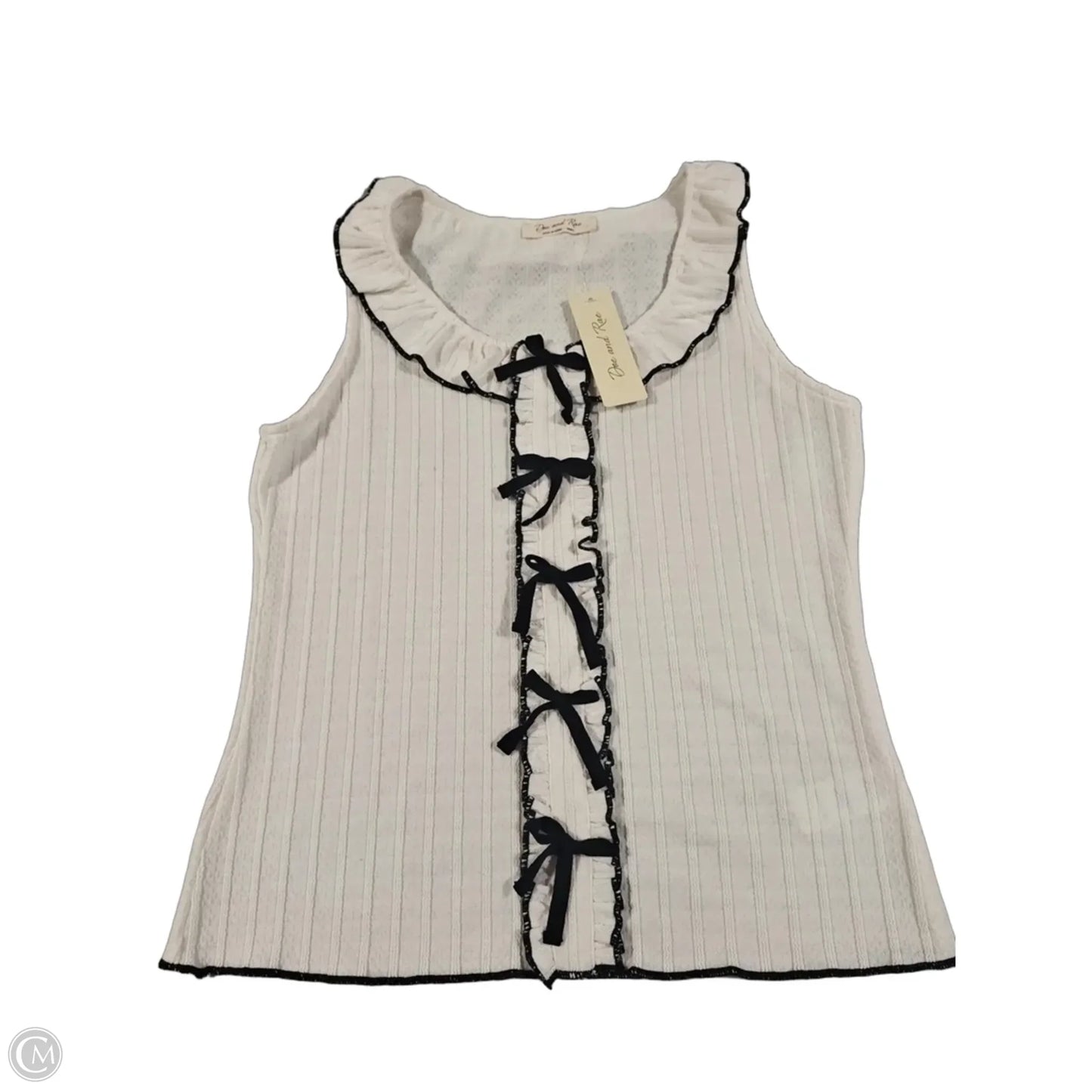 Tank Top By Doe & Rae In White, Size: S