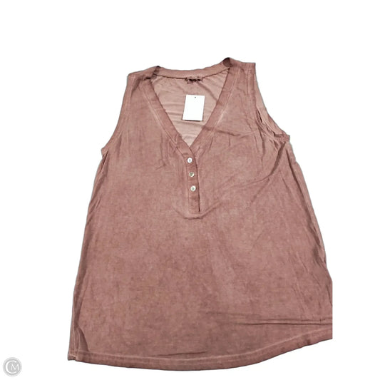 Tank Top By Pol In Red, Size: S