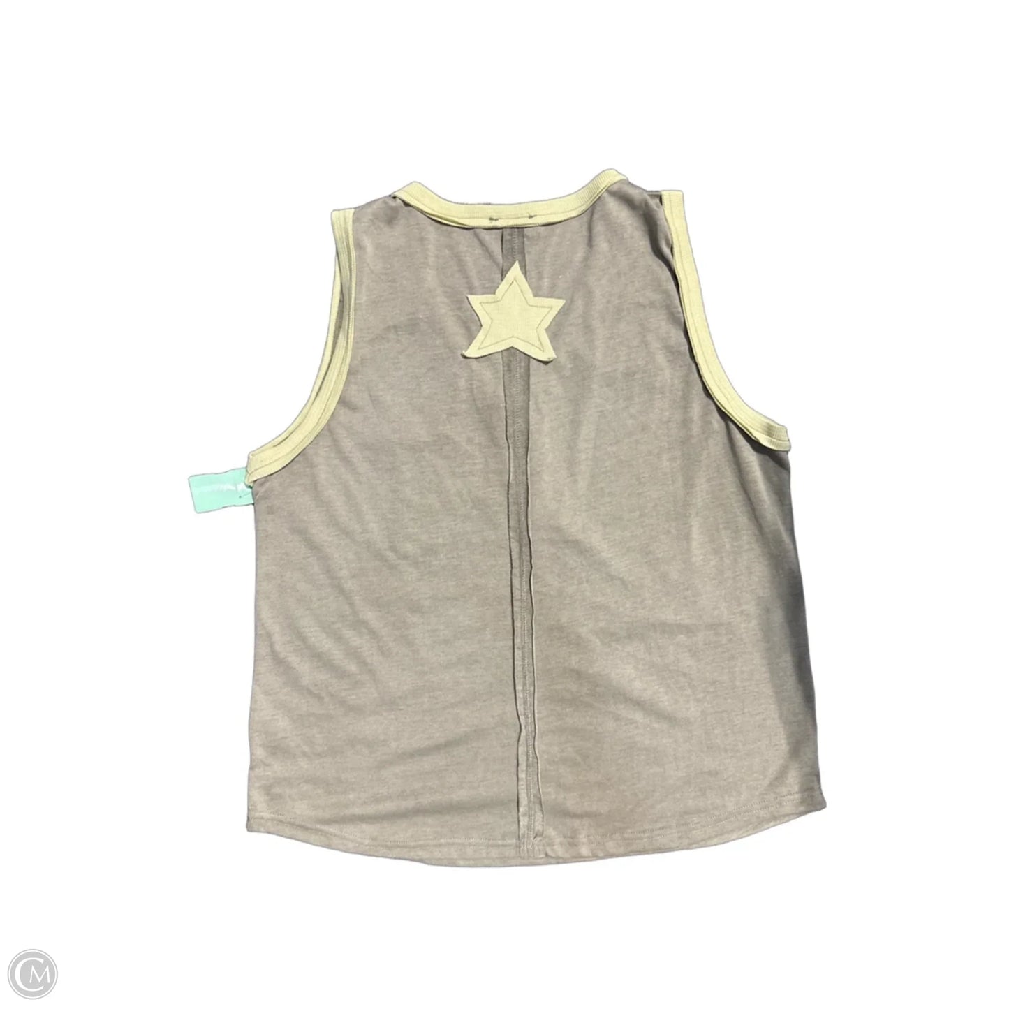 Tank Top By Pol In Green, Size: L