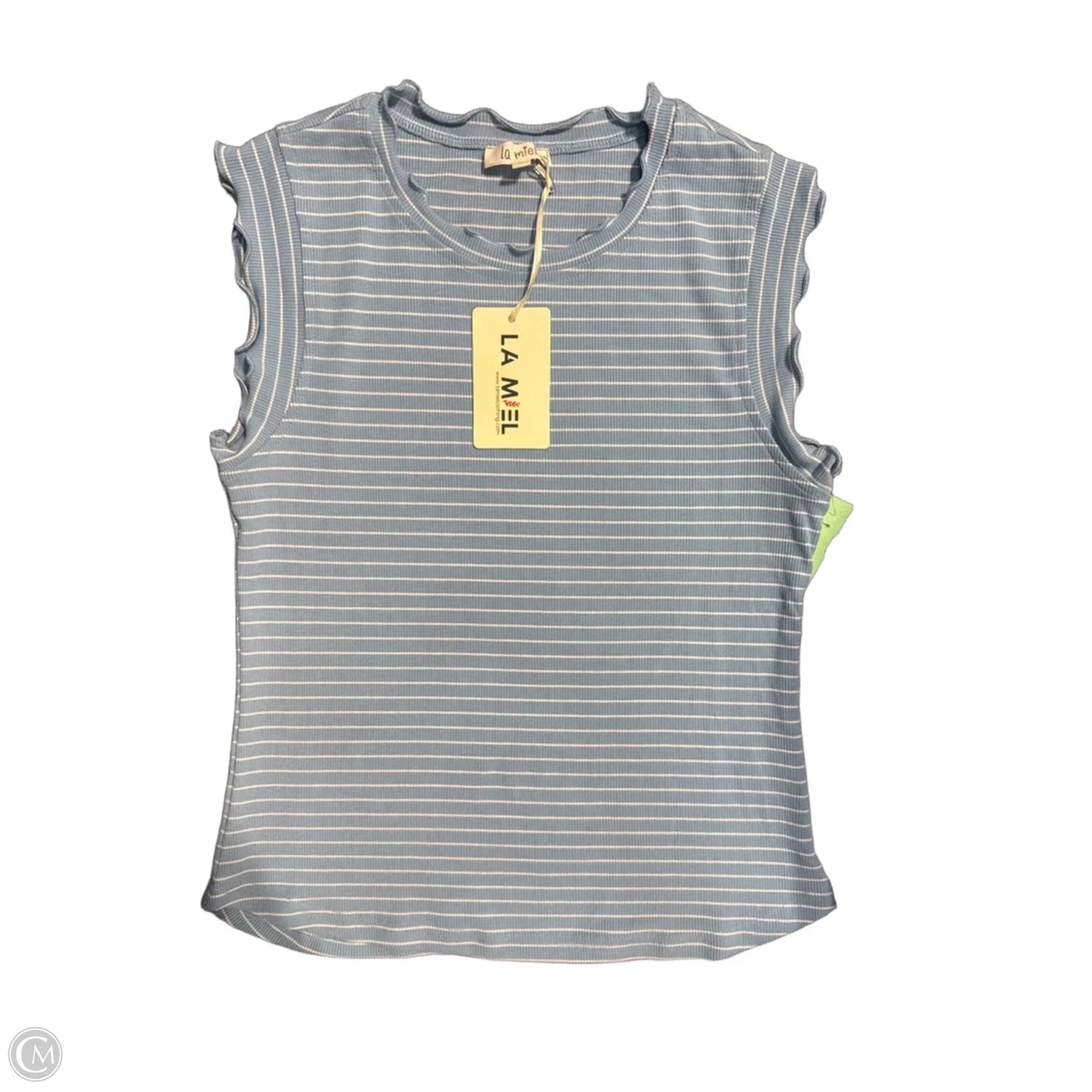 Top Sleeveless By La Miel In Blue, Size: M