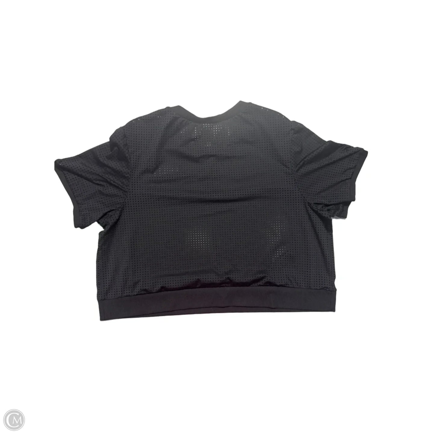 Athletic Top Short Sleeve By Joy Lab In Black, Size: Xxl