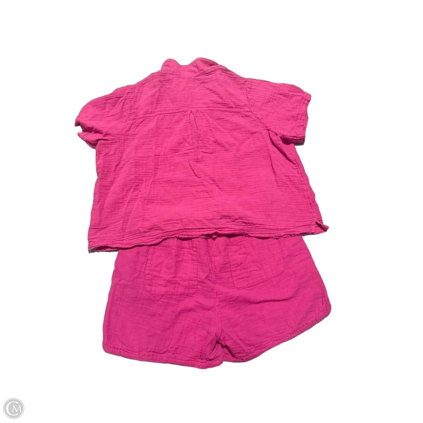 Top 2pc Short Sleeve By Old Navy In Pink, Size: Xxl
