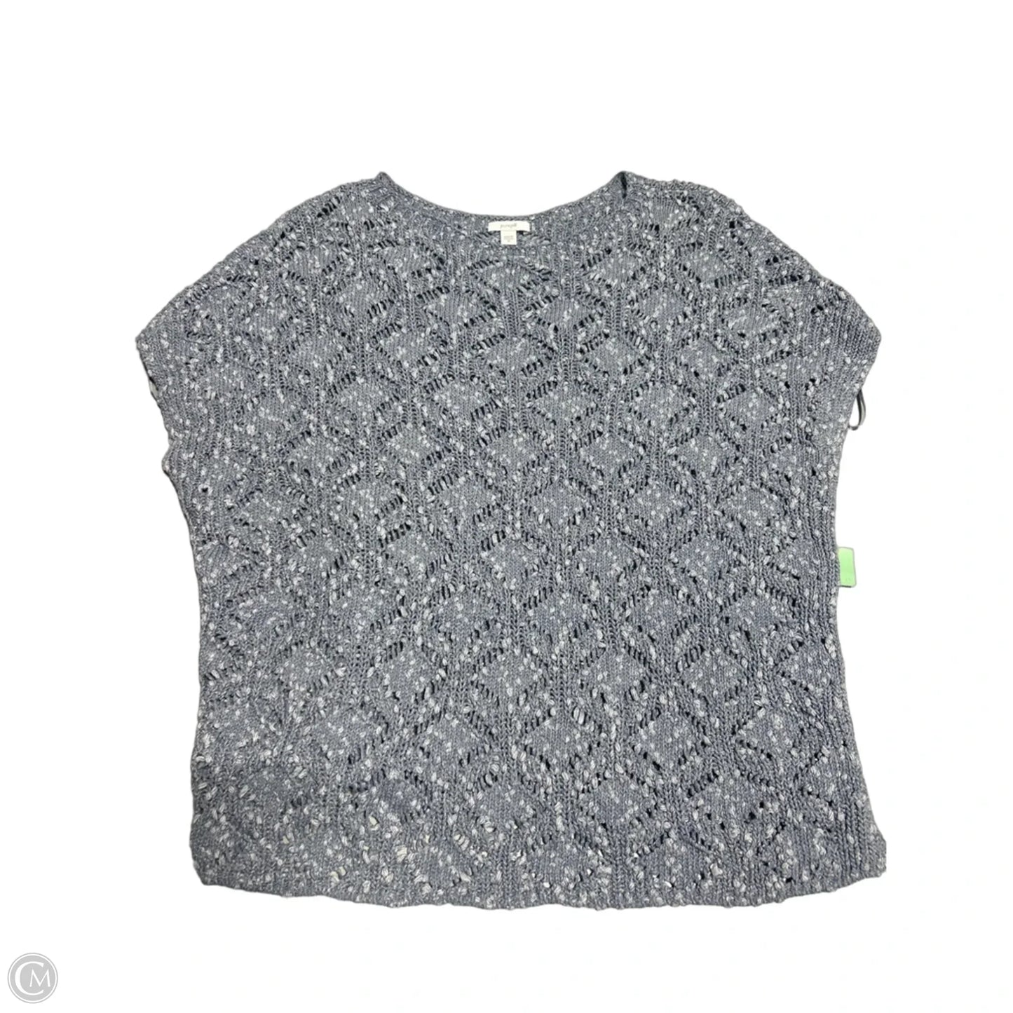 Sweater Short Sleeve By Pure Jill In Blue, Size: 2x