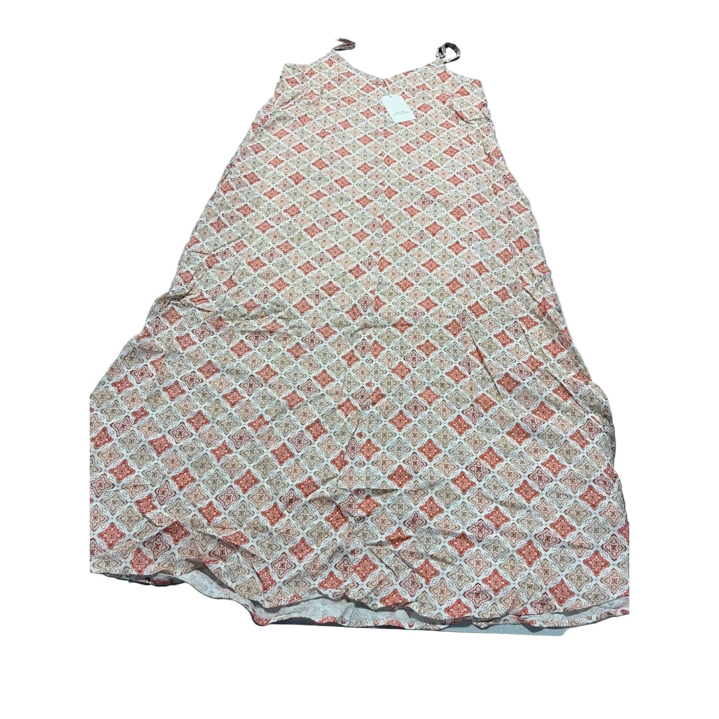 Dress Casual Maxi By Emily Wonder In Orange & White, Size: S