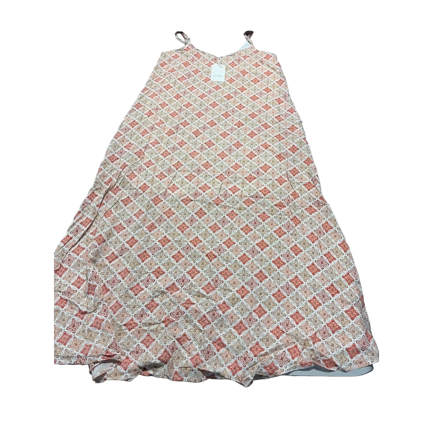 Dress Casual Maxi By Emily Wonder In Orange & White, Size: S
