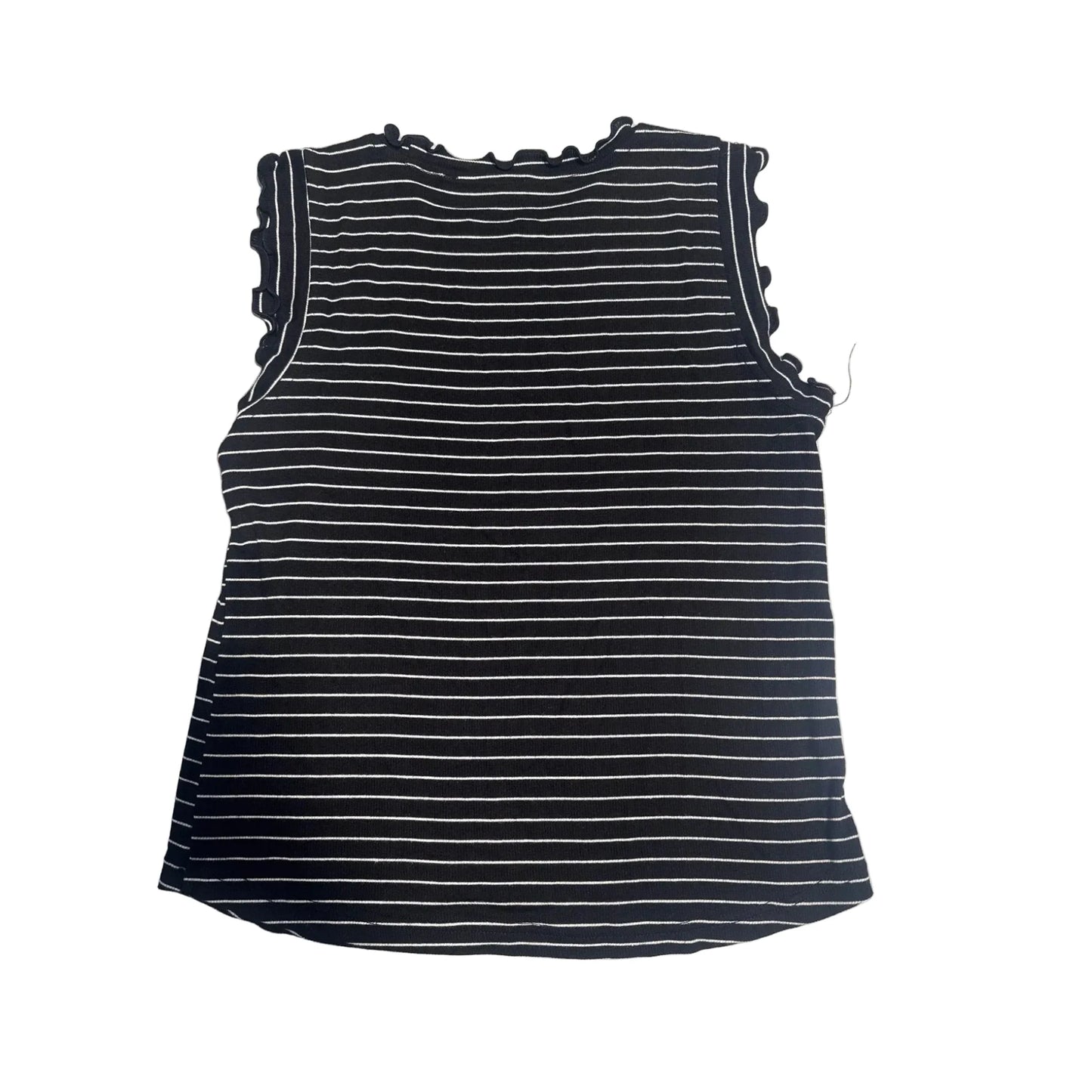 Tank Top By Zenana In Black & White, Size: L