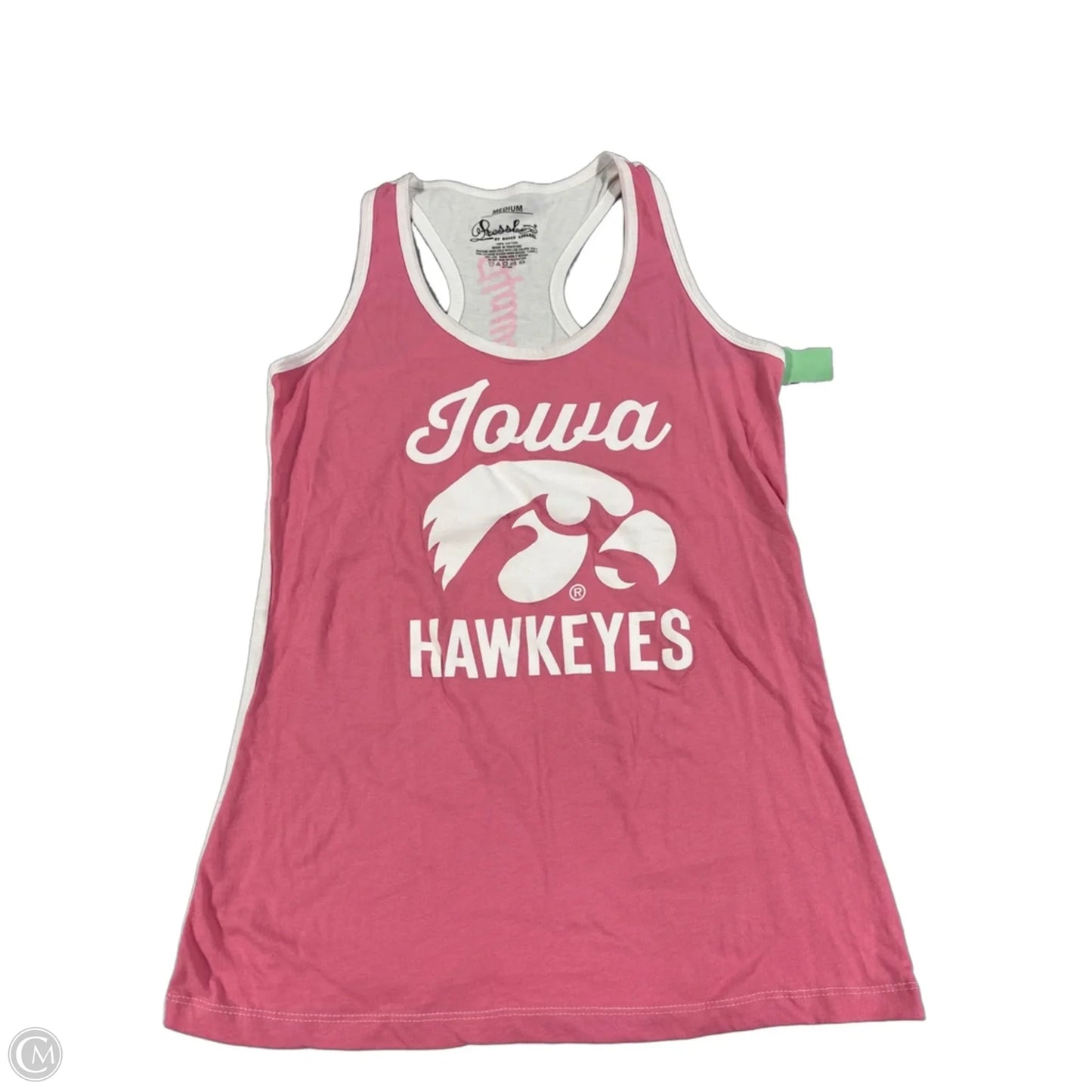 Tank Top By Pressbox In Pink & White, Size: M