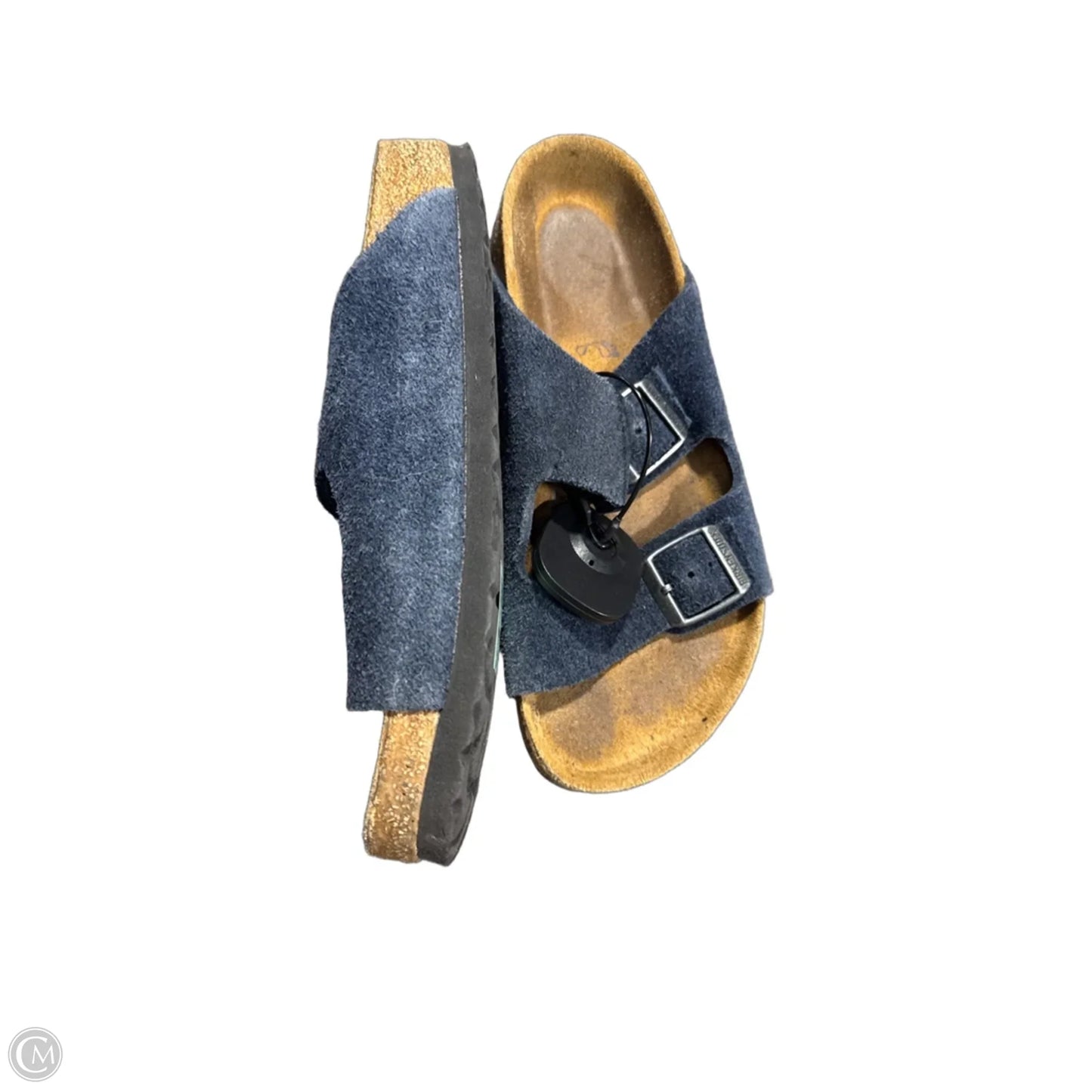 Sandals Flats By Birkenstock In Blue, Size: 5