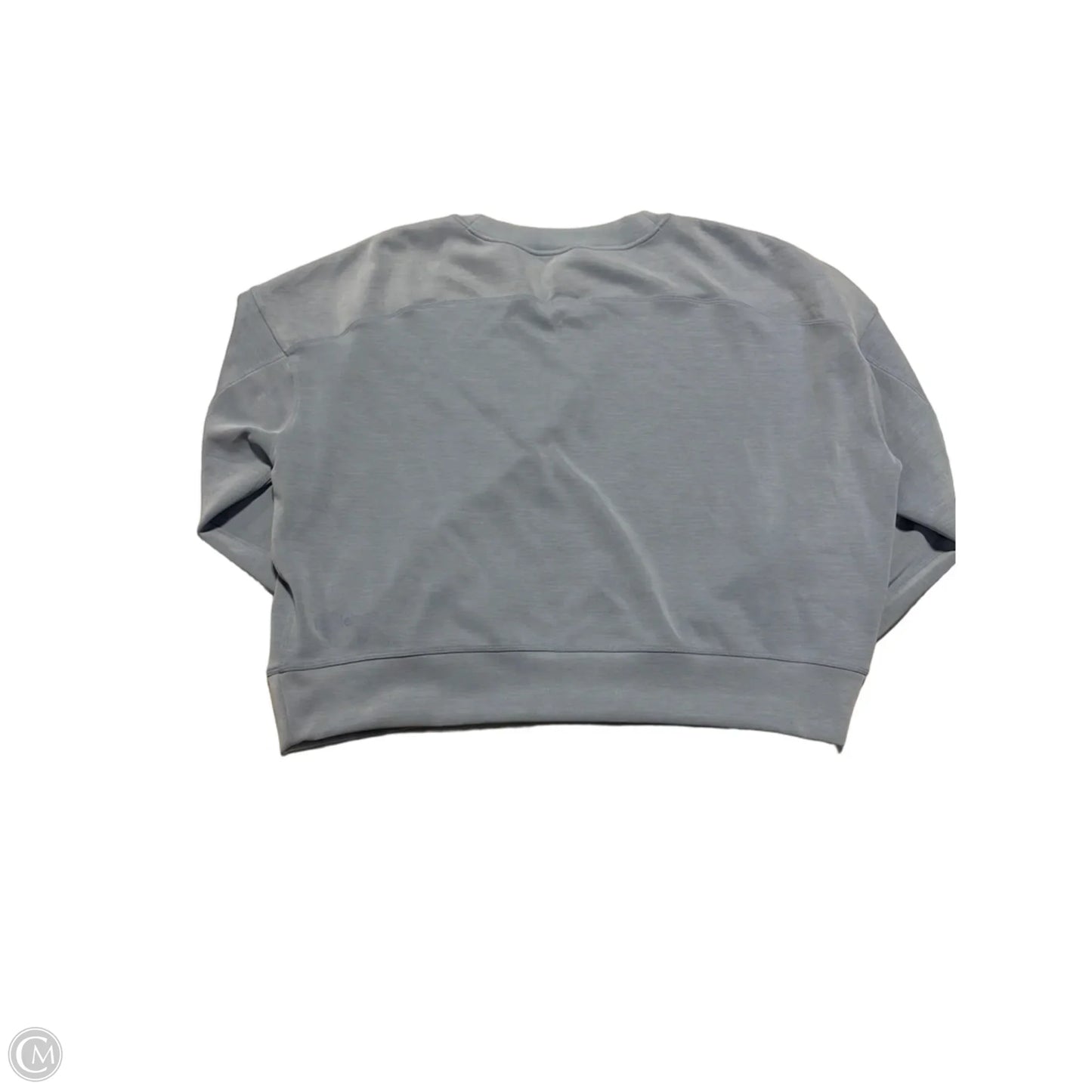 Athletic Sweatshirt Collar By Lululemon In Blue, Size: 10