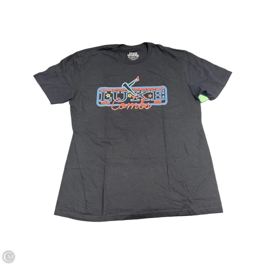 Top Short Sleeve By Cmc In Black, Size: Xl