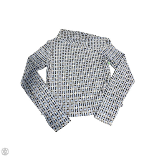 Top Long Sleeve By Express In Blue, Size: L