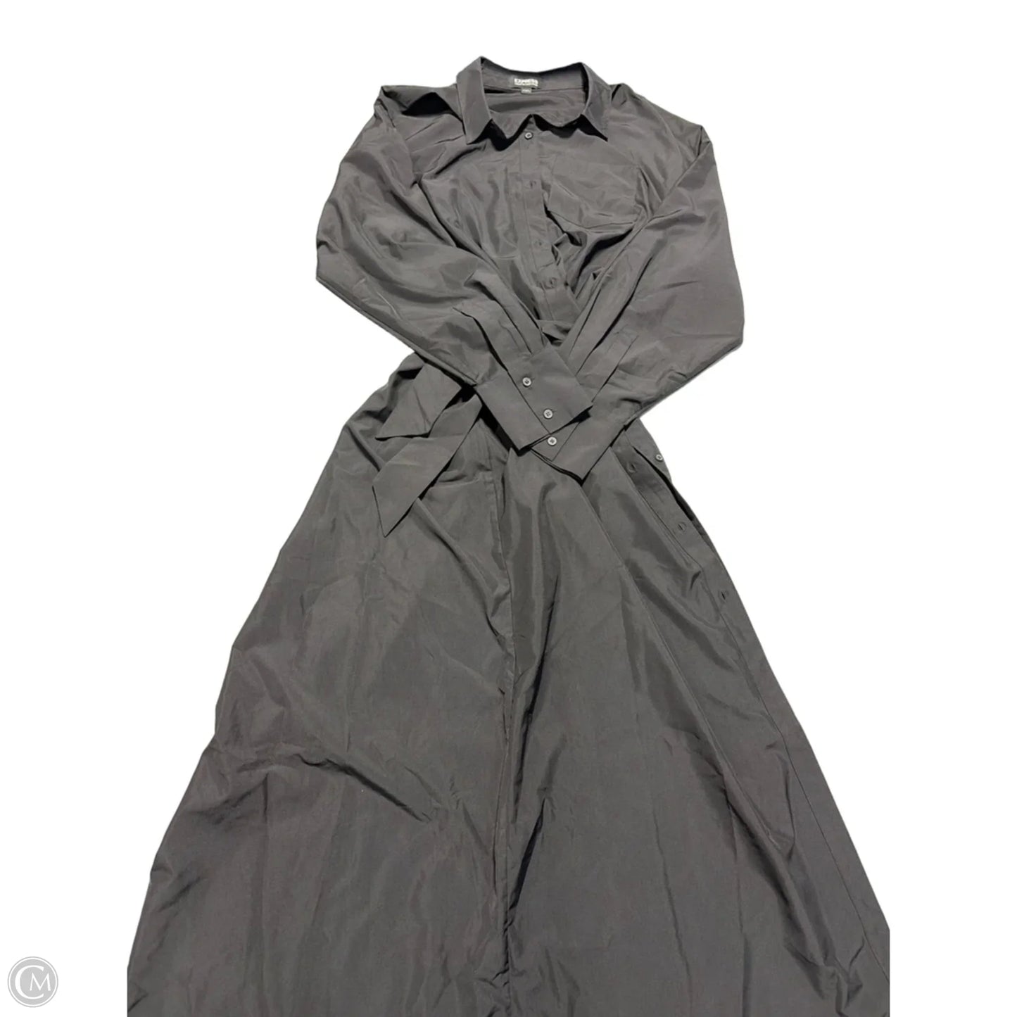 Dress Casual Maxi By Express In Black, Size: S