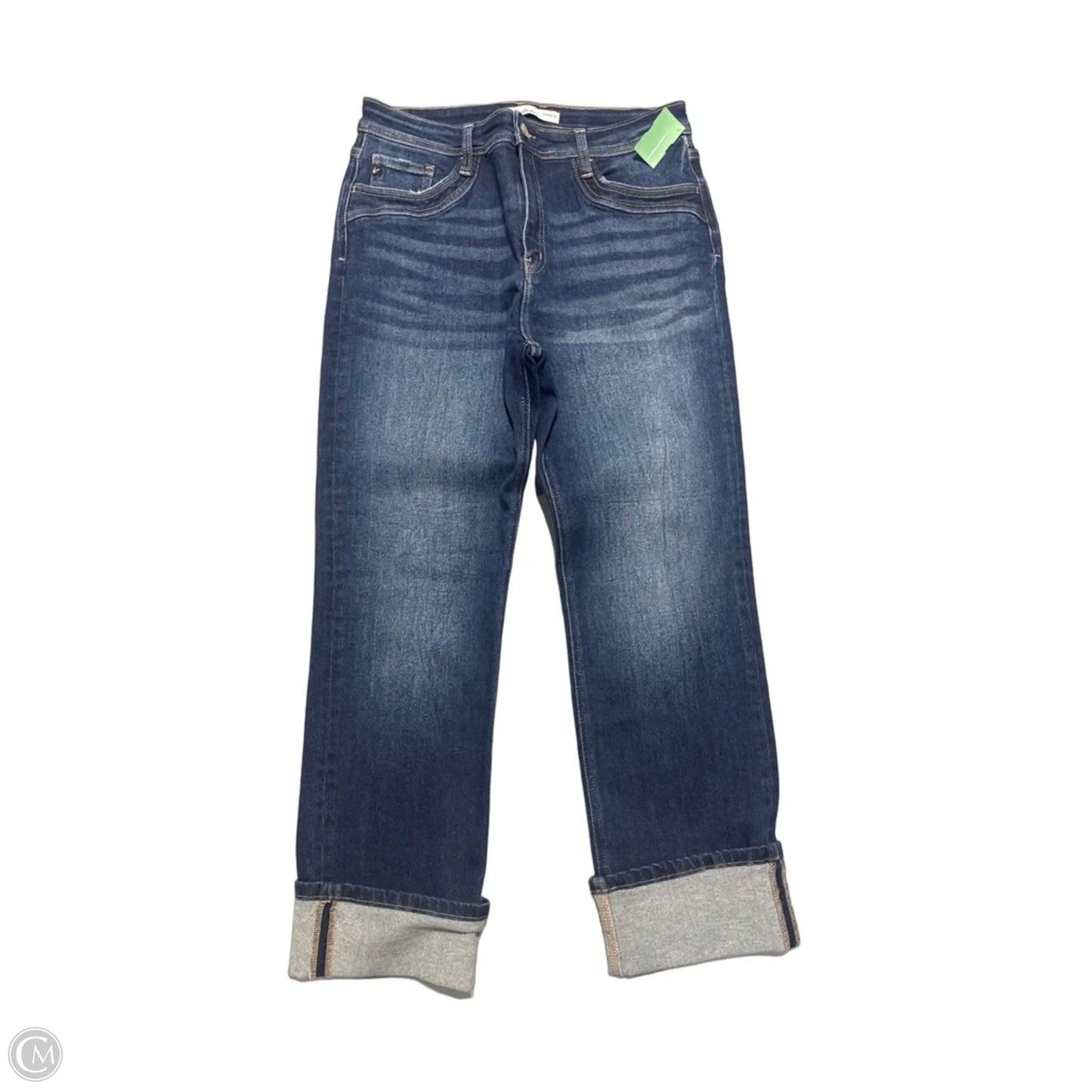 Jeans Wide Leg By Kancan In Blue Denim, Size: 10