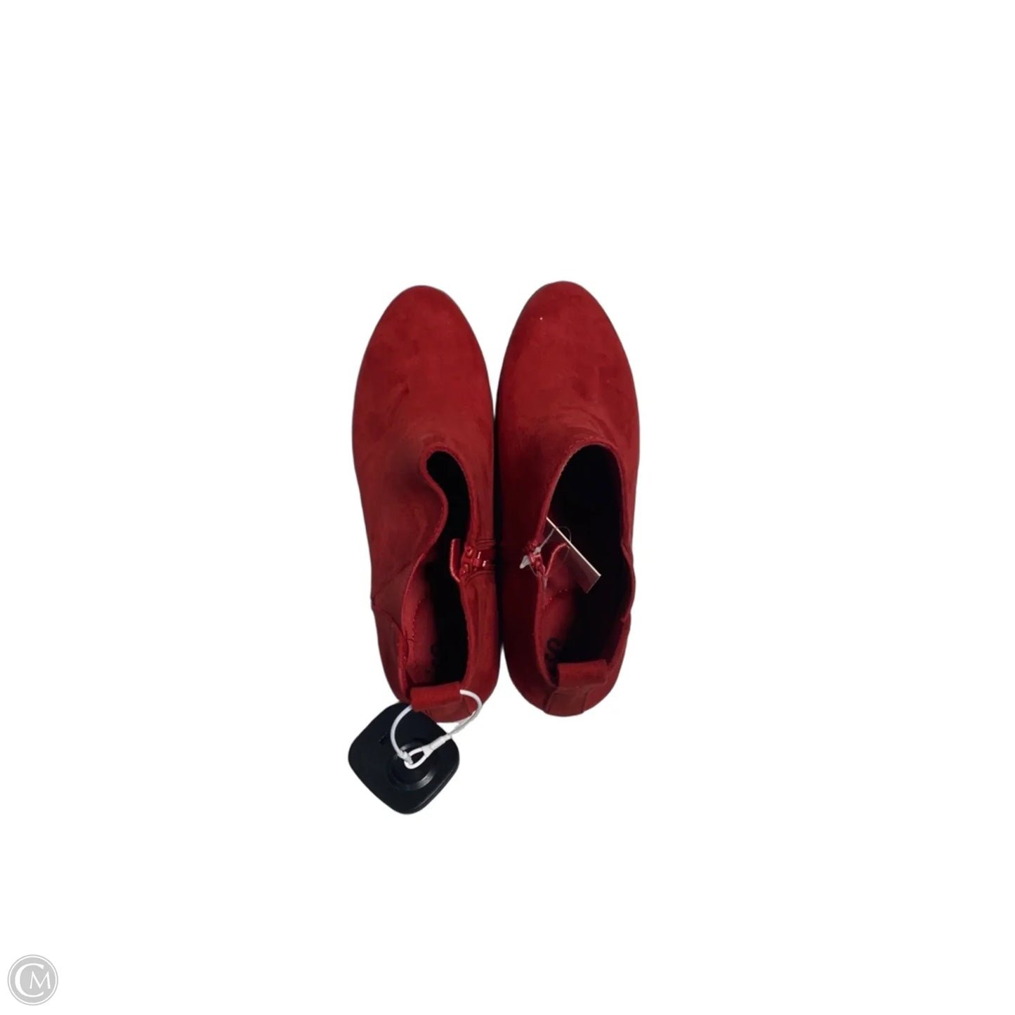 Boots Ankle Flats By So In Red, Size: 8