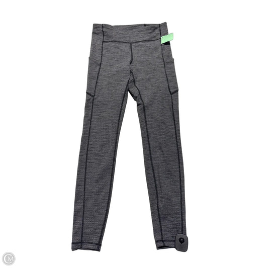 Athletic Leggings By Lululemon In Black & White, Size: 8