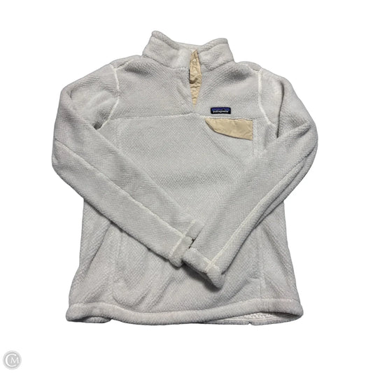 Jacket Fleece By Patagonia In White, Size: M