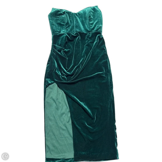 Dress Casual Midi By Fashion Nova In Green, Size: L