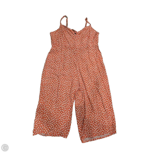 Jumpsuit By Old Navy In Orange & White, Size: Xxl
