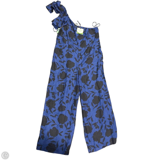 Jumpsuit Designer By Kate Spade In Black & Blue, Size: 1x