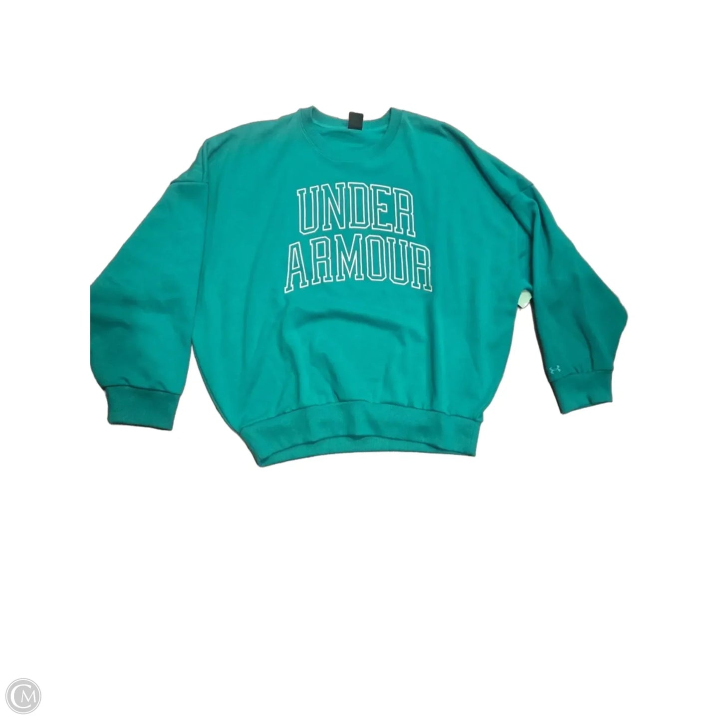 Sweatshirt Crewneck By Under Armour In Green, Size: 2x