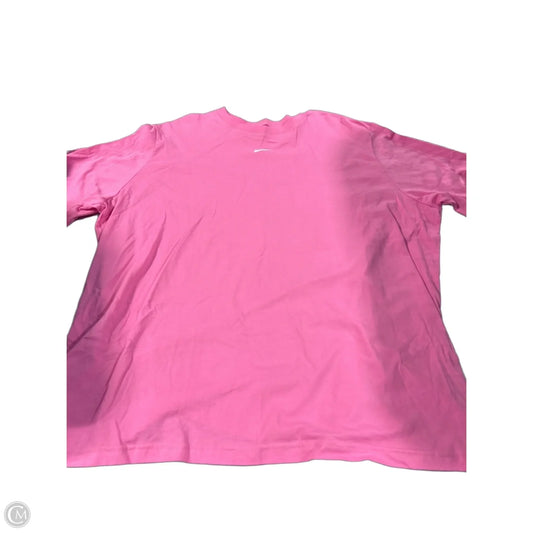 Top Short Sleeve By Nike In Pink, Size: Xxl