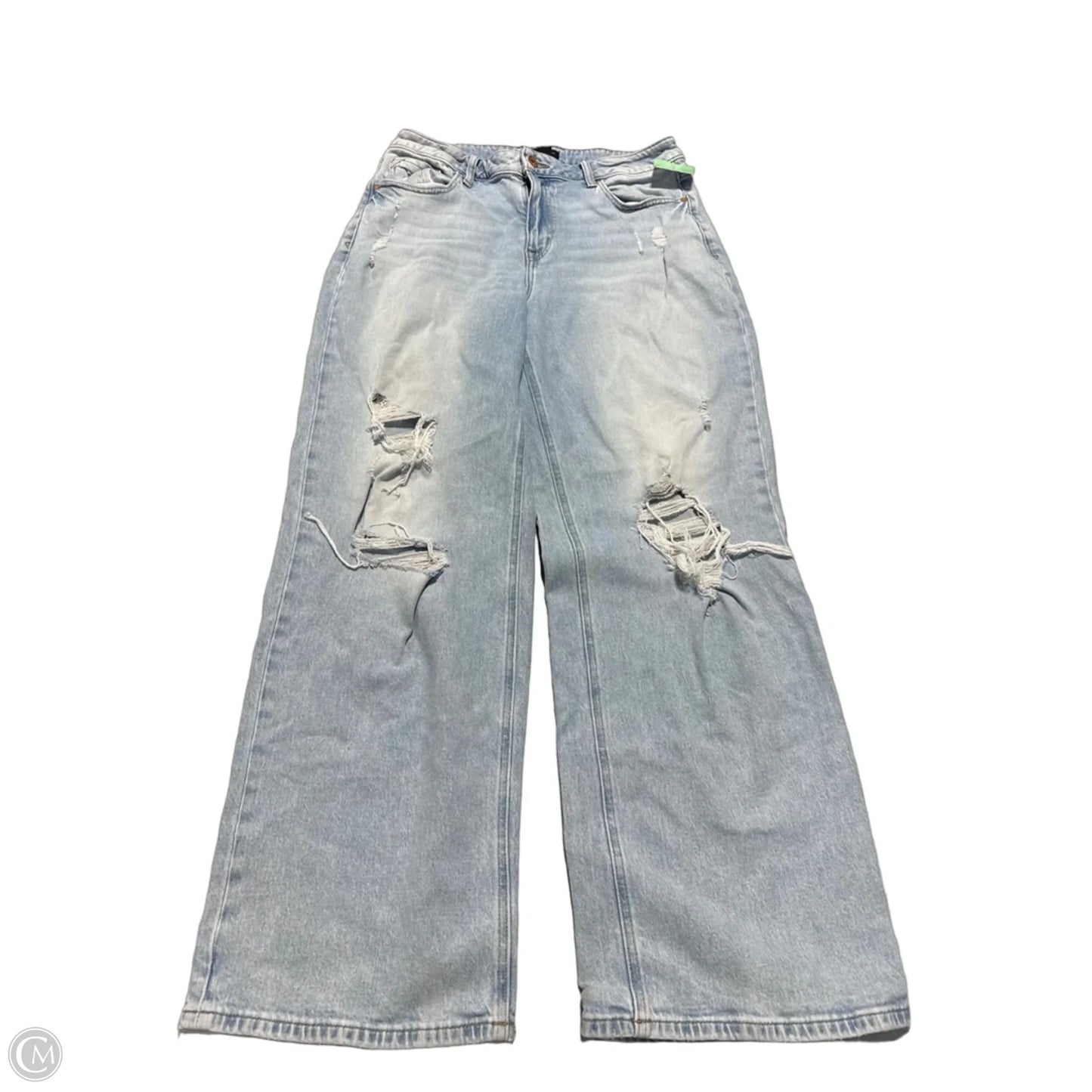 Jeans Wide Leg By Edgely In Blue Denim, Size: 16