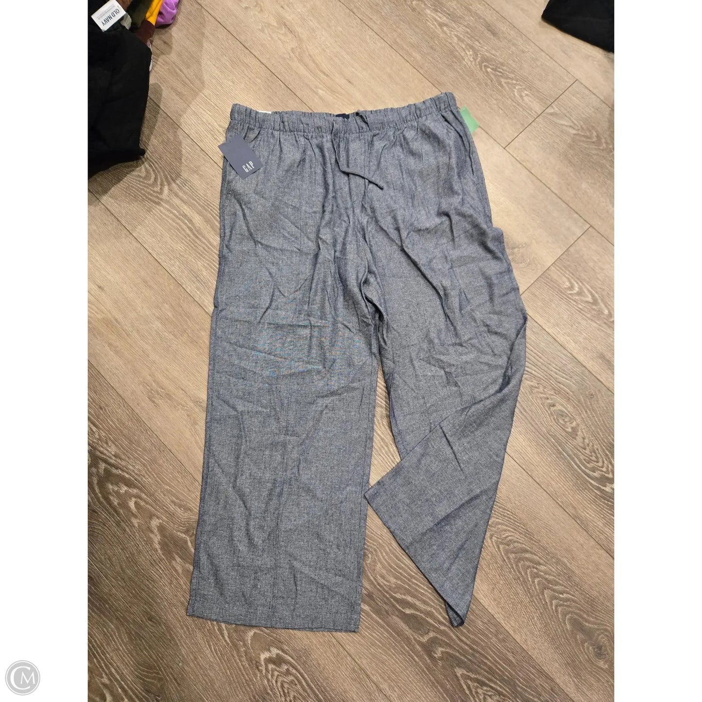Pants Linen By Gap In Blue, Size: Xl