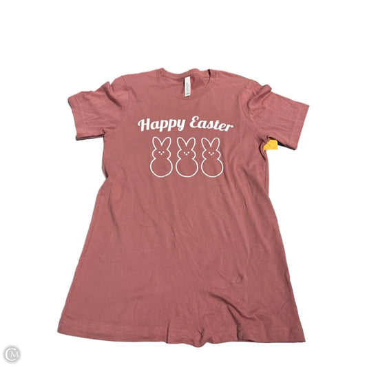 Top Short Sleeve Basic By Bella + Canvas In Pink, Size: S