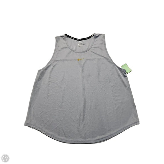 Athletic Tank Top By Nike In Blue, Size: Xl