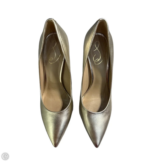 Shoes Heels Stiletto By Sam Edelman In Gold, Size: 9