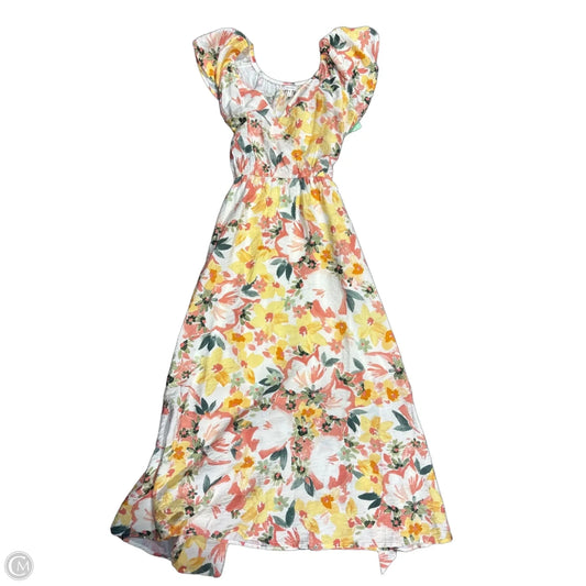 Dress Casual Maxi By Maurices In Floral Print, Size: S