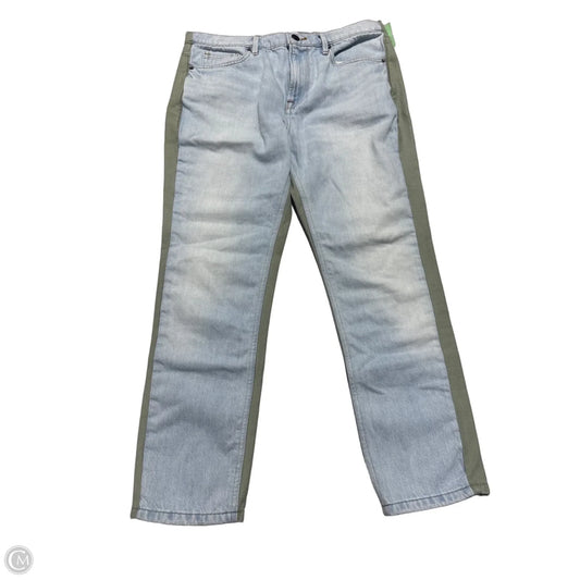 Jeans Straight By Frame In Blue & Green, Size: 2