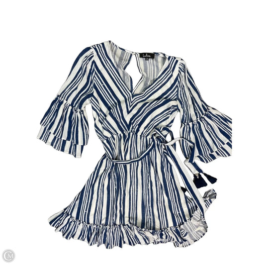Dress Casual Short By Lulus In Blue & White, Size: Xs
